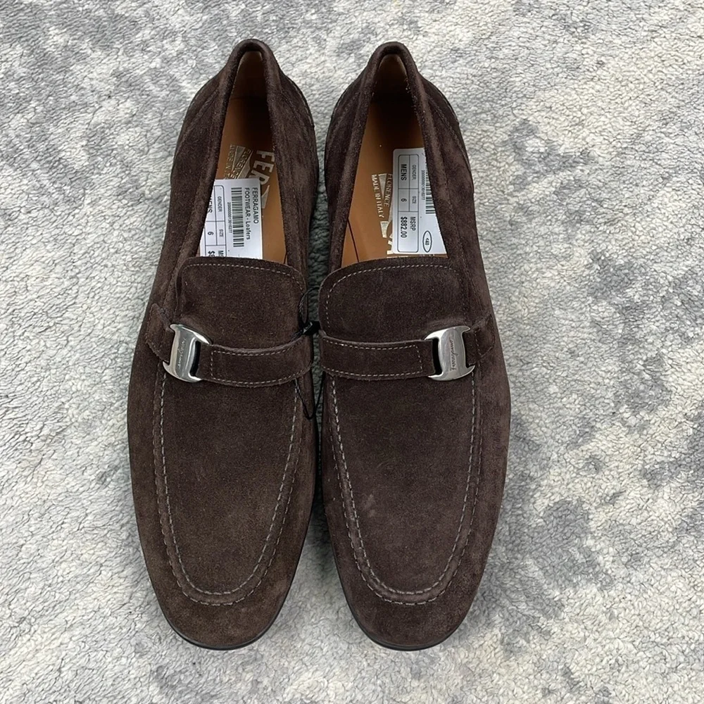 Salvatore Ferragamo buttery suede